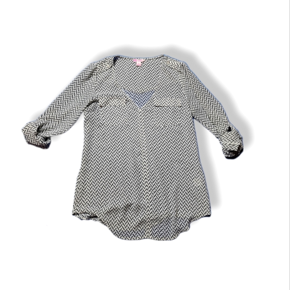 Woman Blouse, dress shirt, long sleeve, shirt sleeve, small